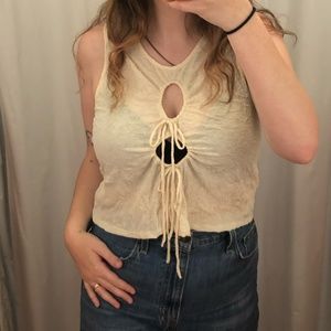 NWOT urban outfitters keyhole top
